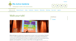 Desktop Screenshot of pro-active-medicine.nl